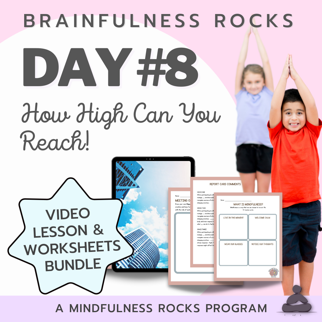 Z8* How High Can You Reach? - Day 8 (Brainfulness Rocks)
