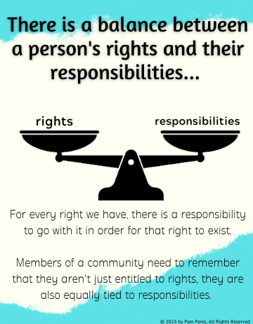 I have the right and also the responsibility! (gr 2-6)