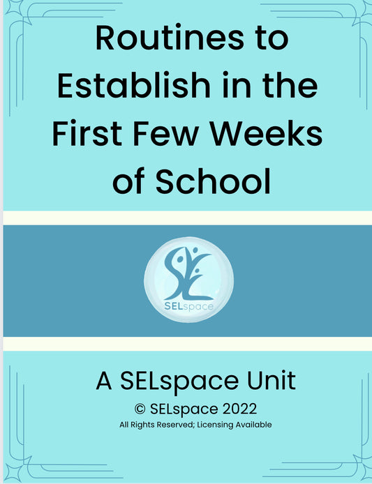 Routines to Establish in the  First Few Weeks of School (K-6)